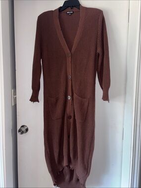Ser. O. Ya Distressed Cardigan